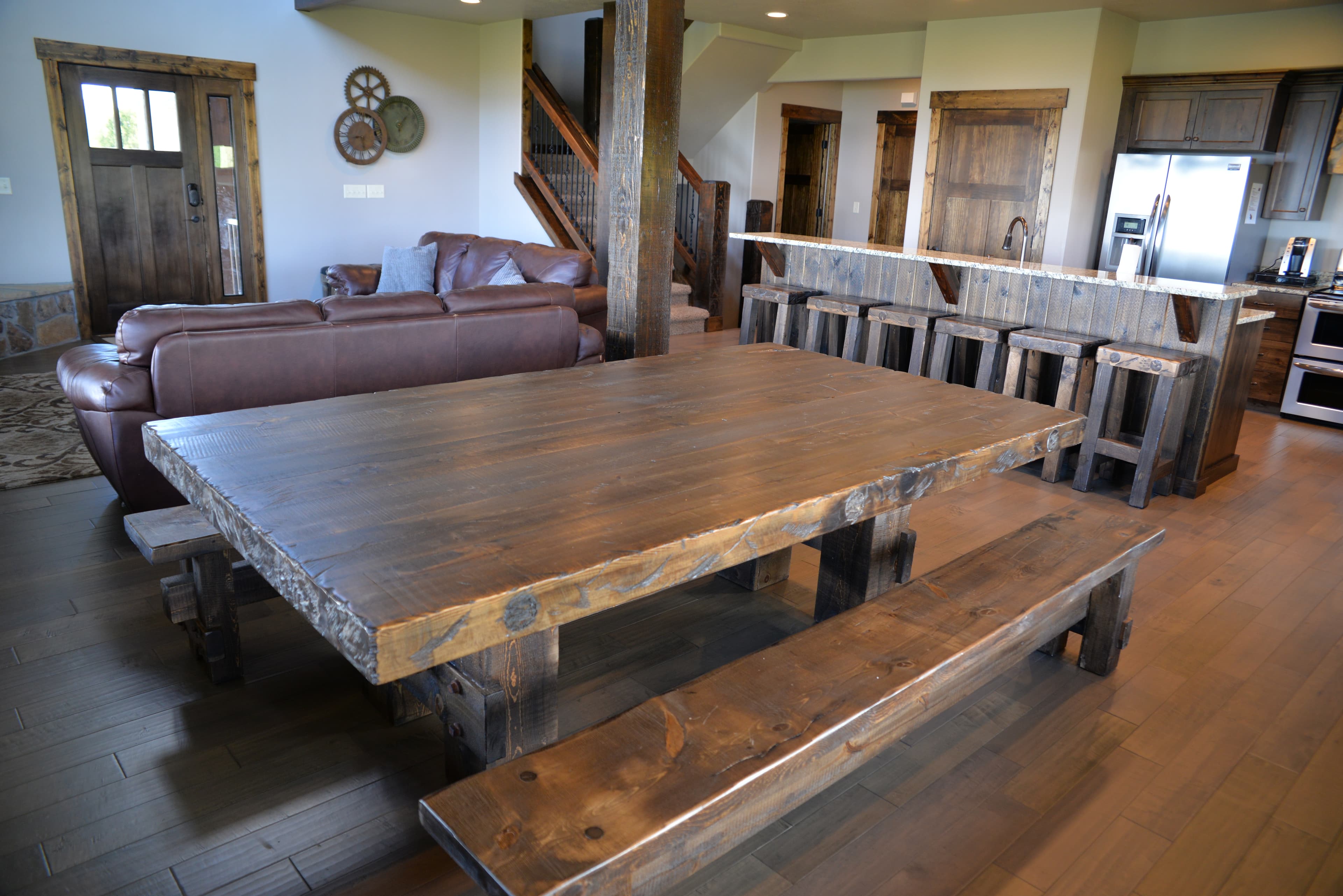 Extra-large family dining table